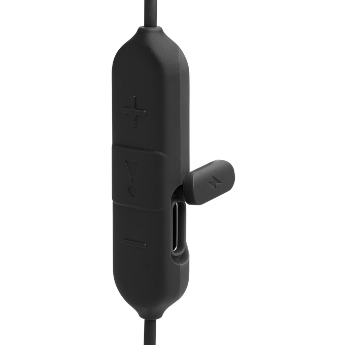JBL Endurance Run 2 Wireless - Black - Waterproof Wireless In-Ear Sport Headphones - Detailshot 1 image number null
